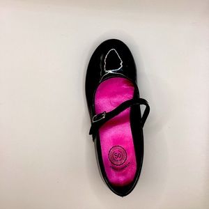 Black tap shoes for four year olds